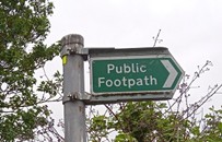 Footpath Sign